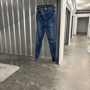 Abercrombie & Fitch Dark Blue Ultra High Rise Super Skinny Denim Jeans 29 8R